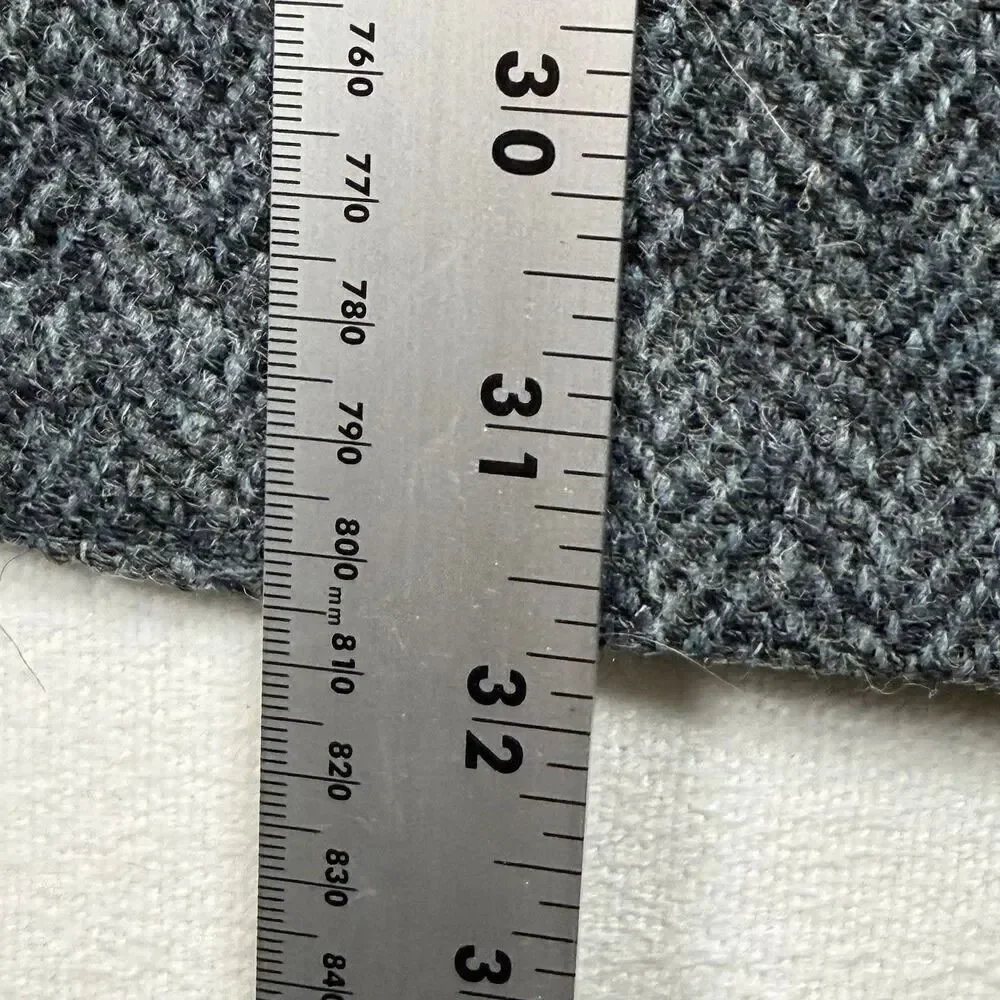 Harris Tweed Blazer 42 Hector Russell Scotland Herringbone Wool Sport Coat Mens